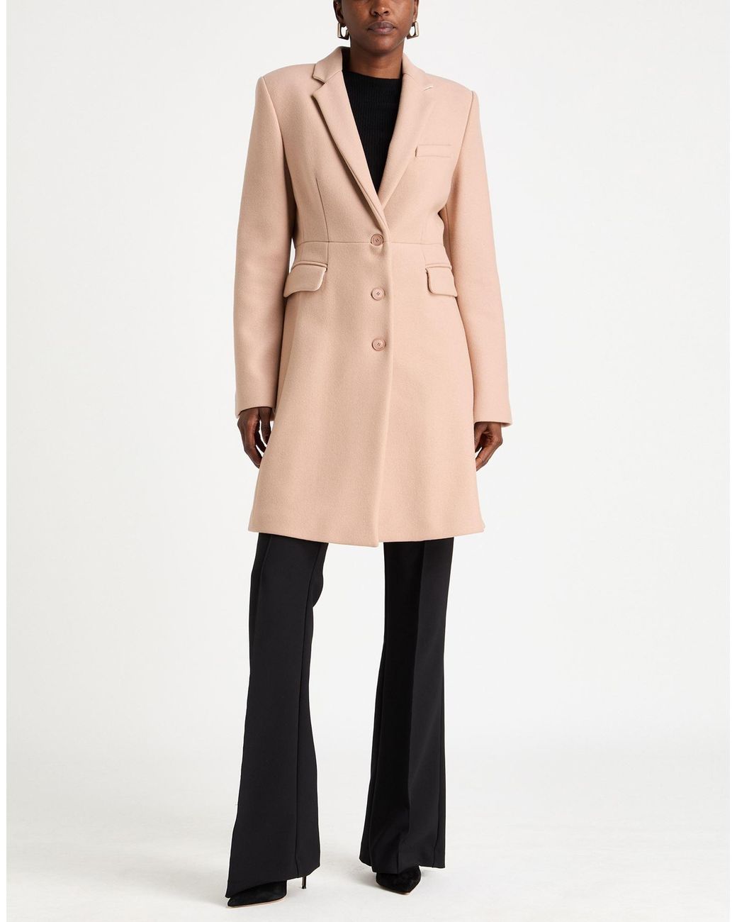 Pinko Natural Coat Wool, Polyamide