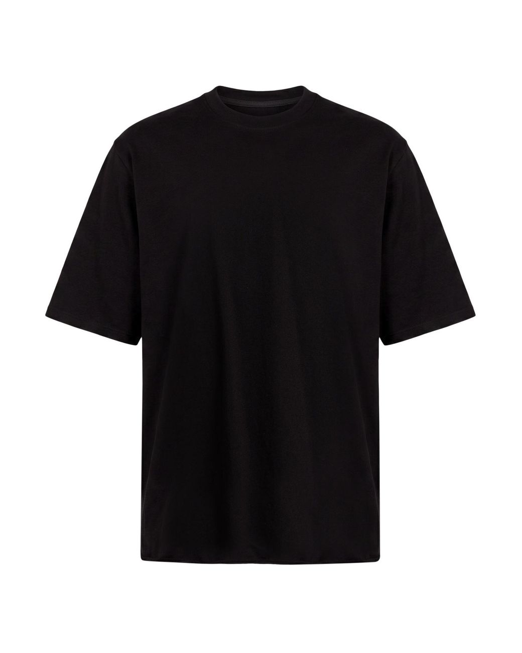Rick Owens Black T-Shirt Cotton for men