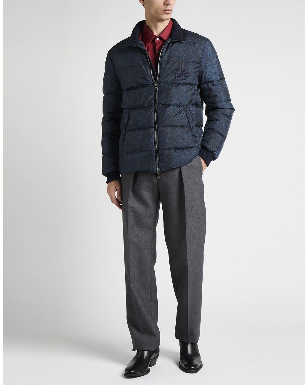 Etro Blue Puffer for men
