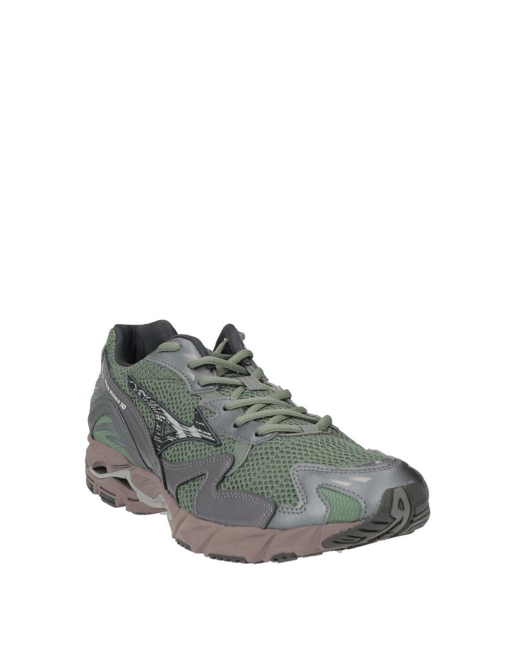 Mizuno Gray Wave Rider Sneakers Textile Fibers, Synthetic Material for men