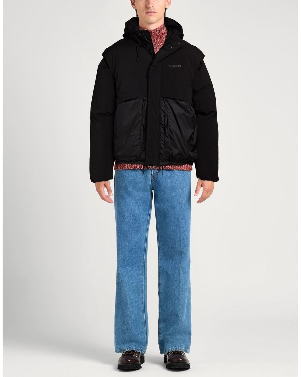 Represent Black Jackets for men