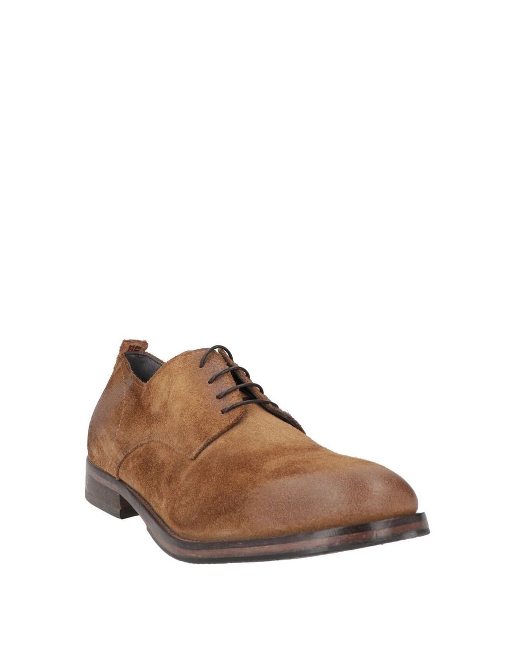 Moma Brown Lace-Up Shoes Leather for men