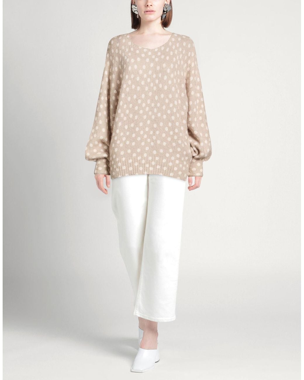 Shirtaporter Natural Sweater Acrylic, Polyamide, Alpaca Wool, Wool