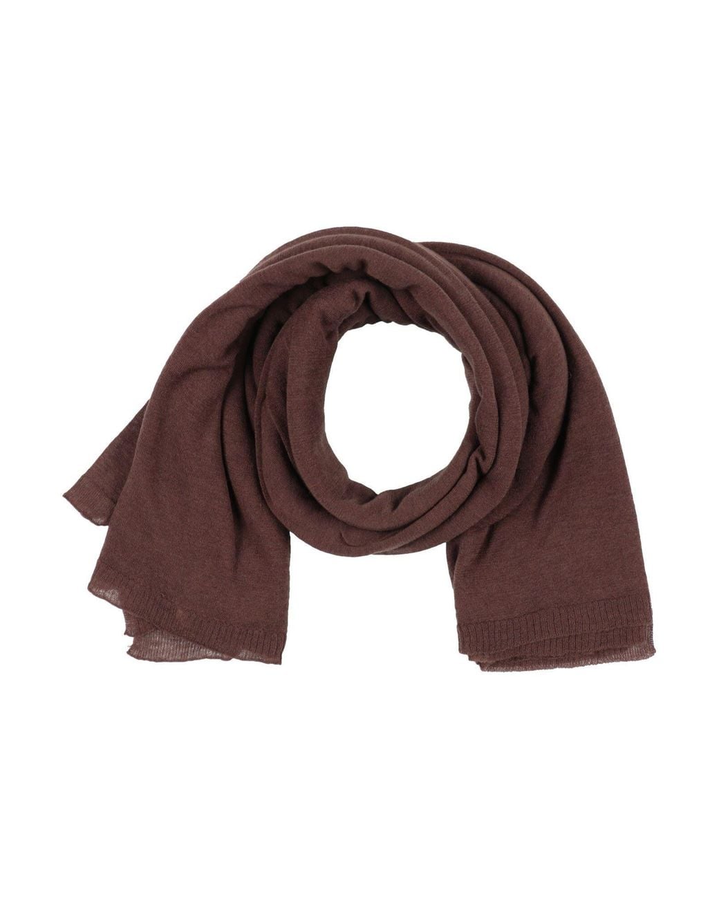 Alysi Brown Scarf Wool