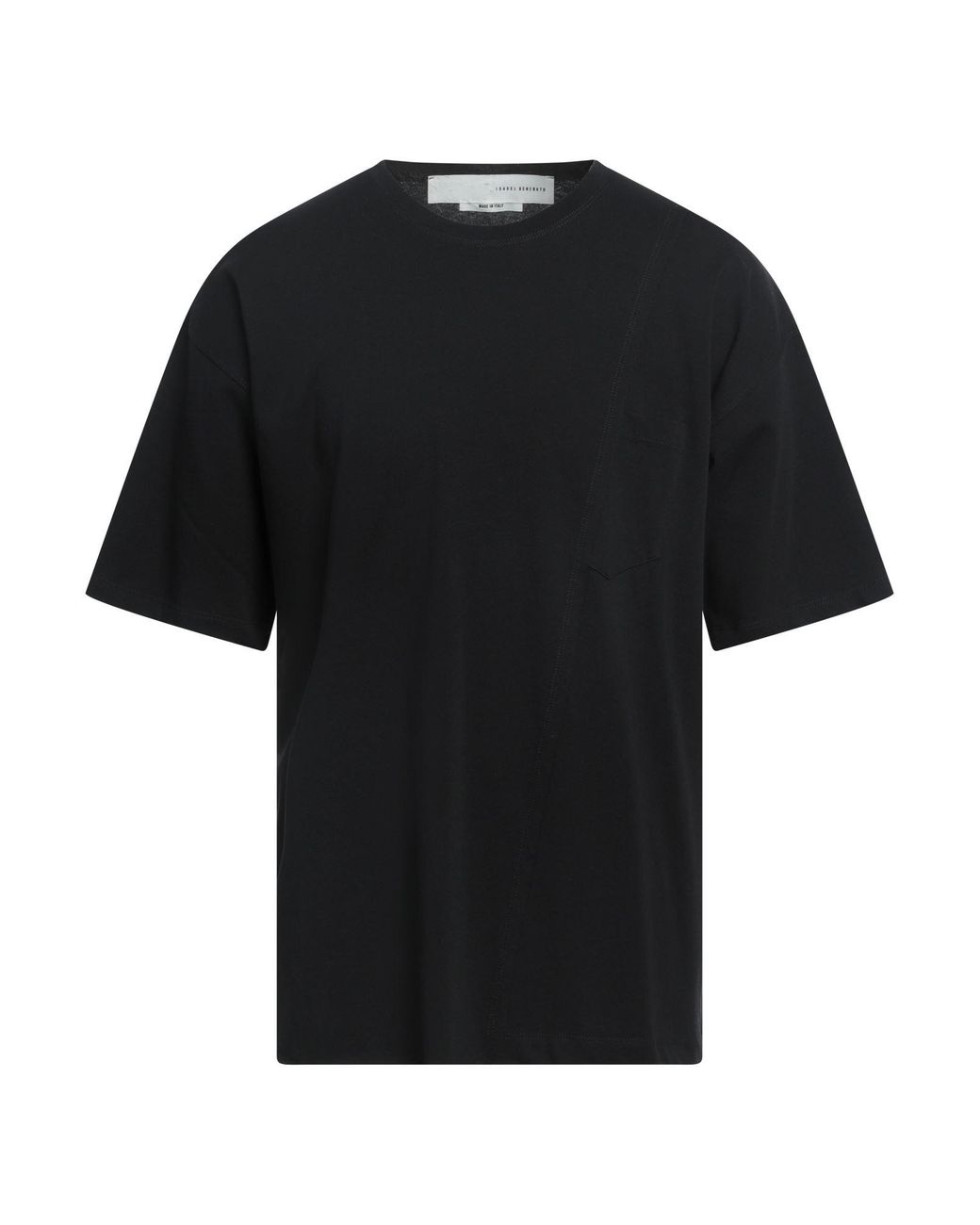 Isabel Benenato Black T-Shirt Cotton for men