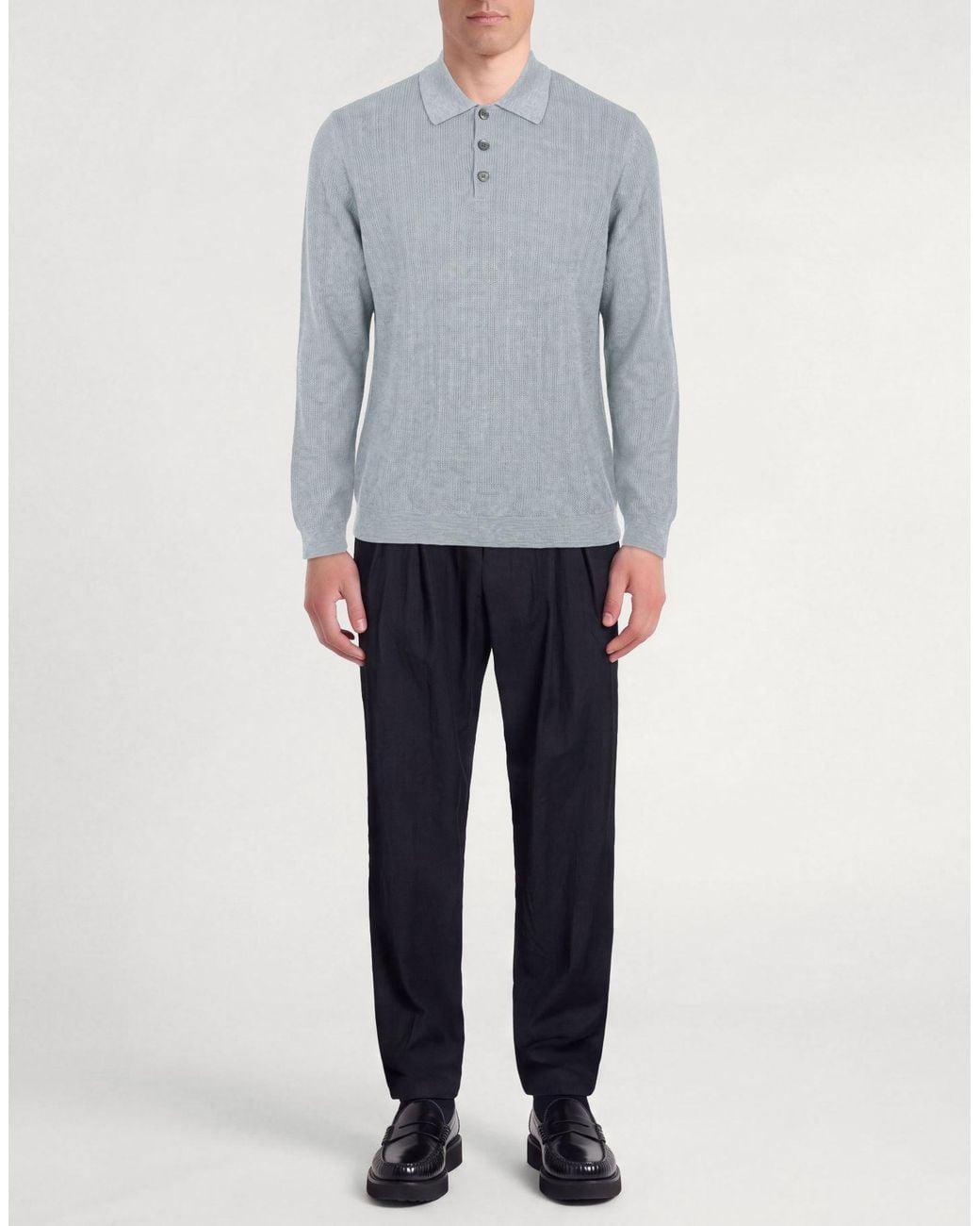 Brunello Cucinelli Blue Jumper for men