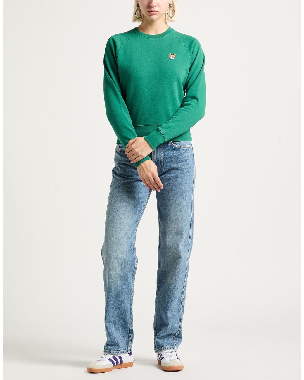 Maison Kitsuné Green Sweatshirt Cotton