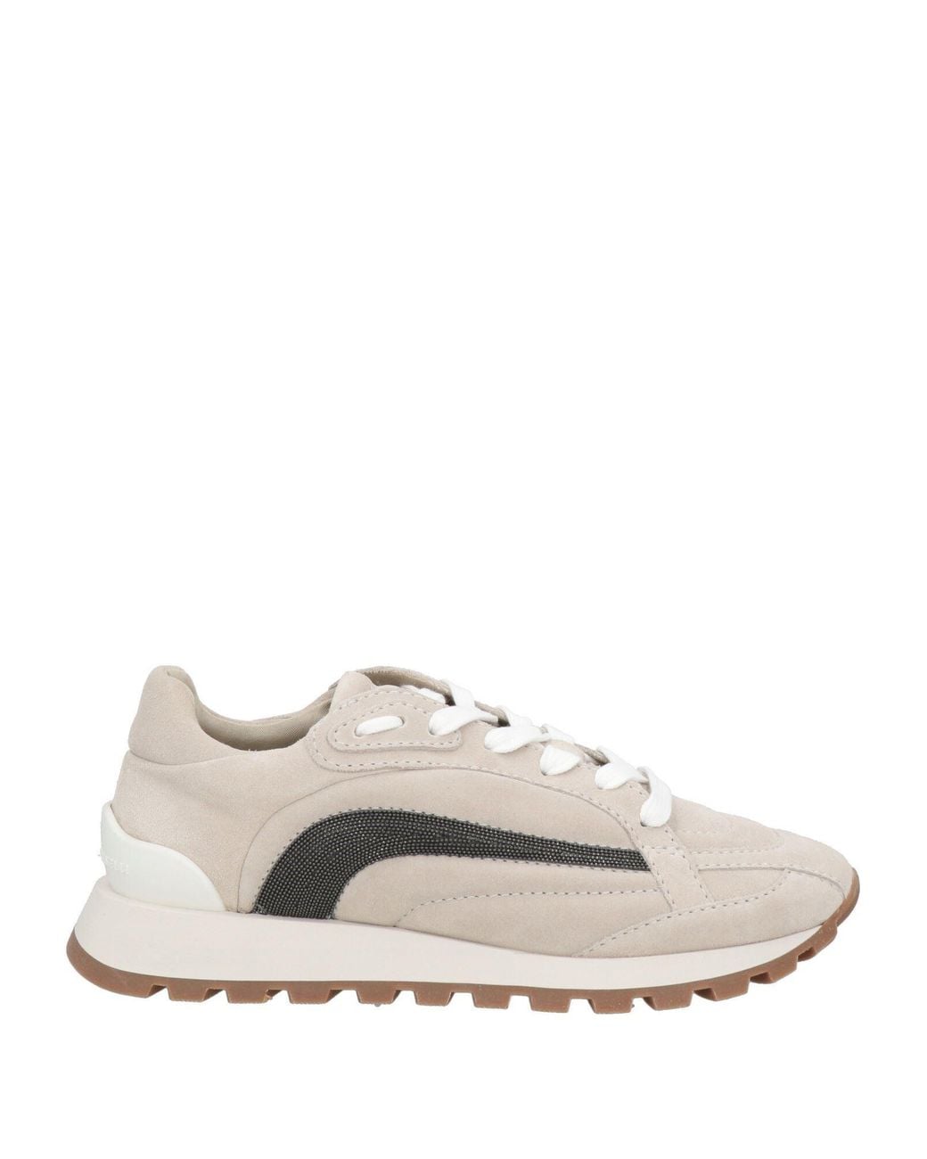Brunello Cucinelli White Light Sneakers Leather
