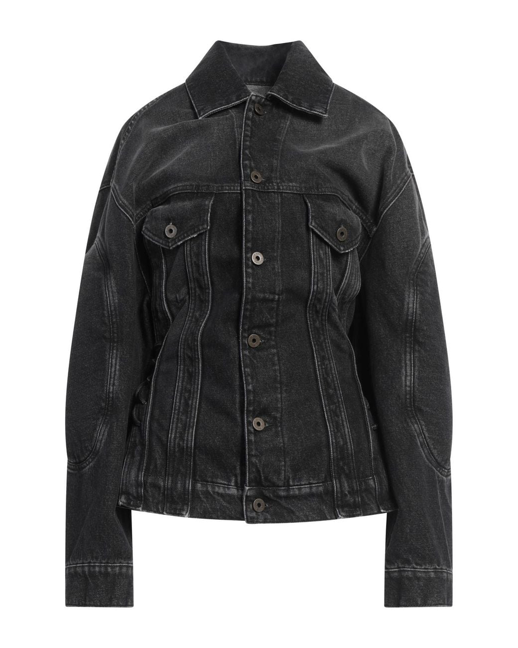 Jean Paul Gaultier Black Denim Outerwear