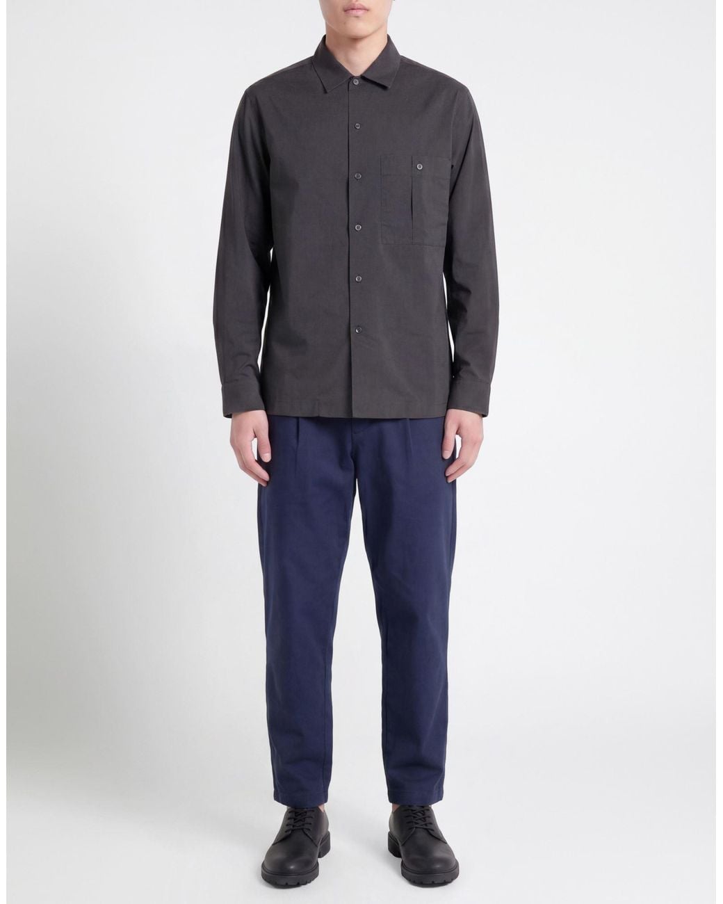 Chemise Barena pour homme en coloris Gray