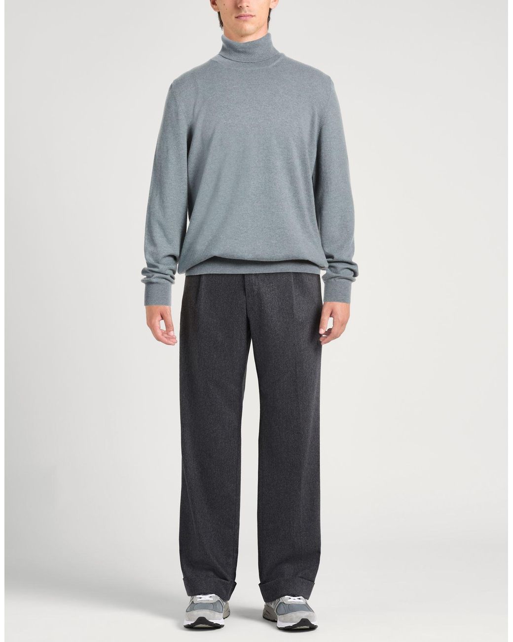 Gran Sasso Blue Turtleneck Cashmere for men
