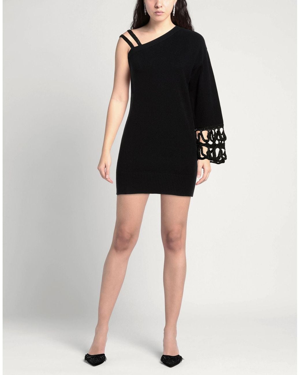 No Secrets Black Mini Dress
