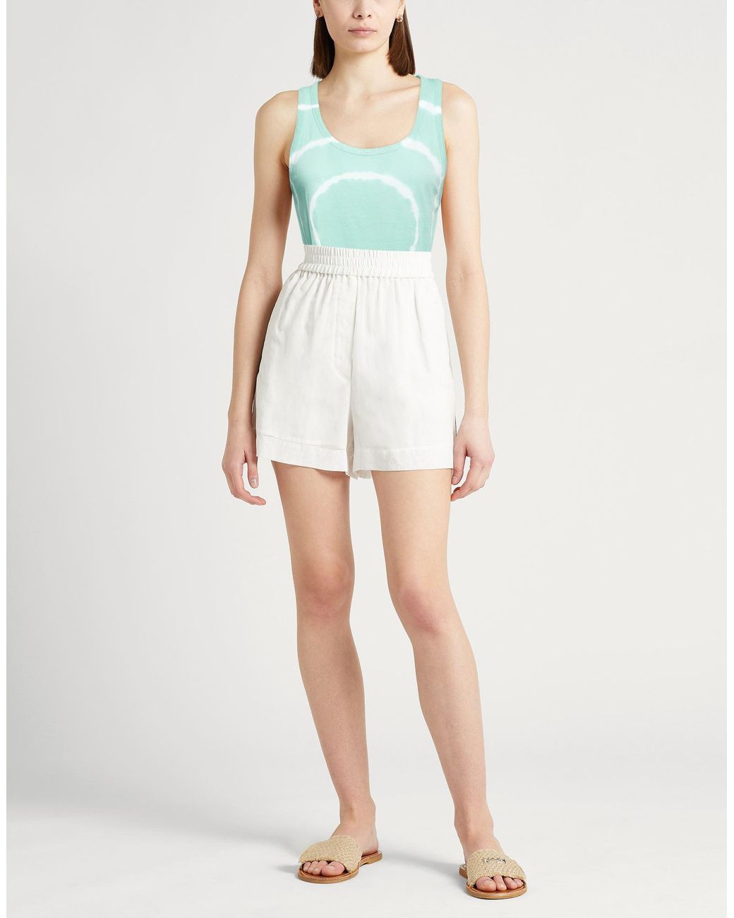 Majestic Filatures Blue Tank Top Organic Cotton