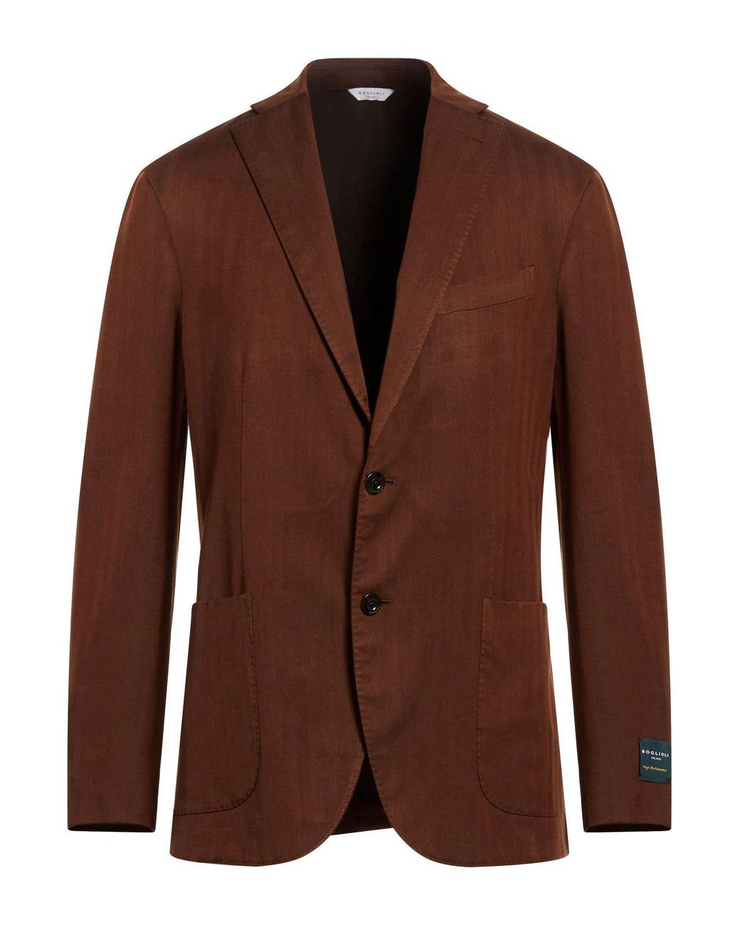 Boglioli Brown Blazer Virgin Wool for men