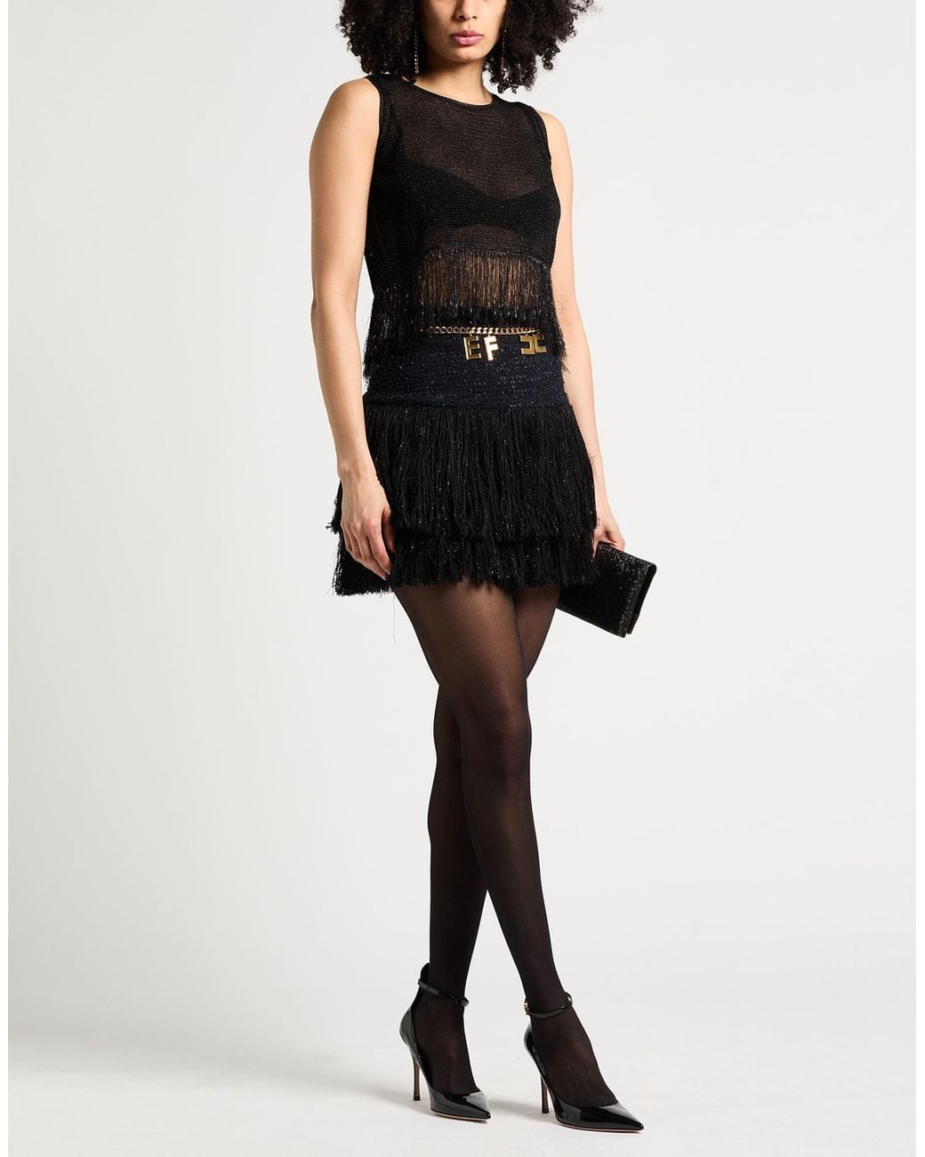 Ballantyne Black Top Viscose, Metallic Fiber