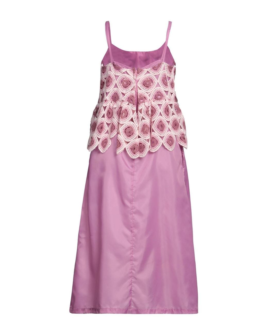 Comme des Garçons Purple Midi Dress