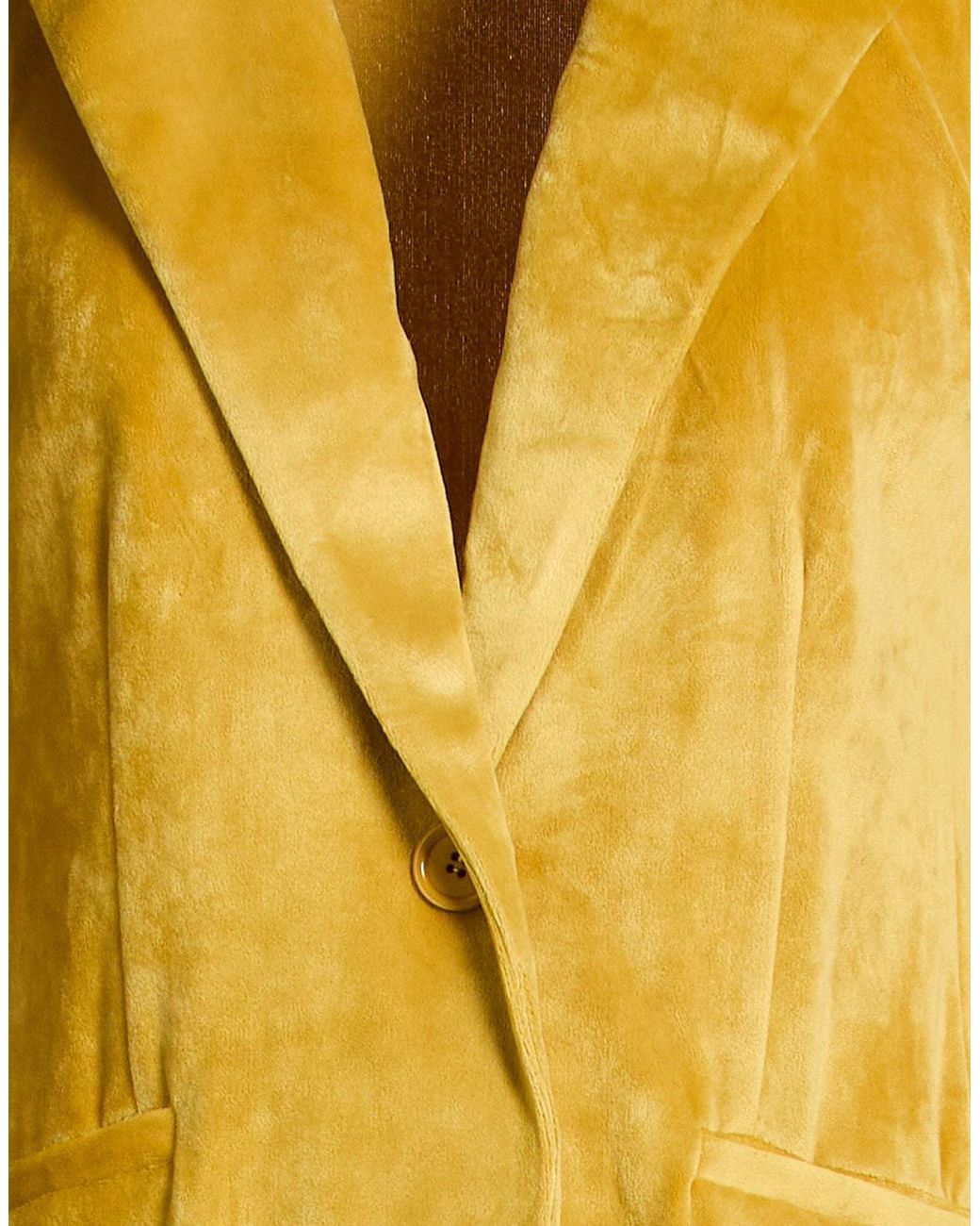 Dixie Yellow Blazer Polyester, Elastane