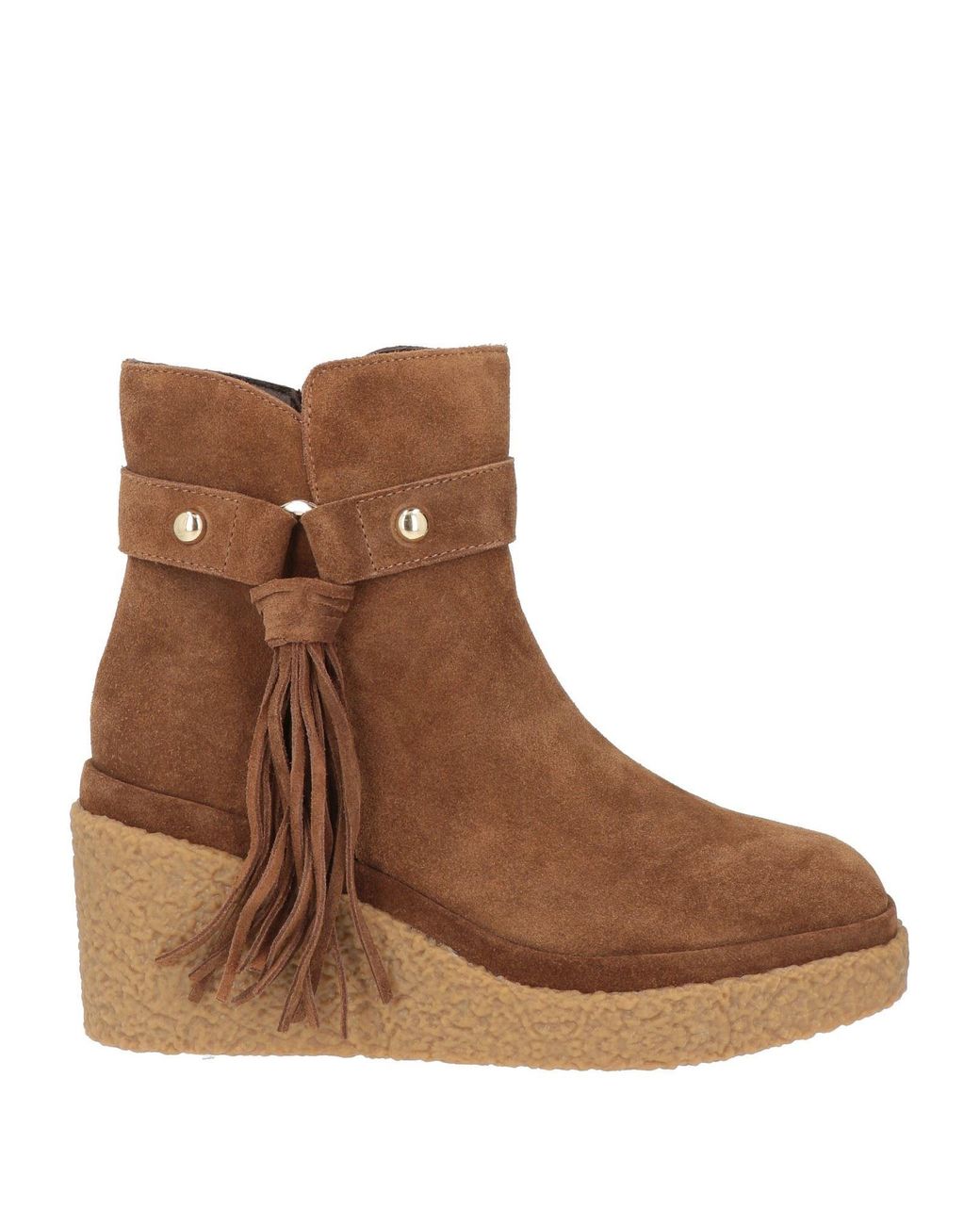 Alma En Pena. Brown Ankle Boots Leather
