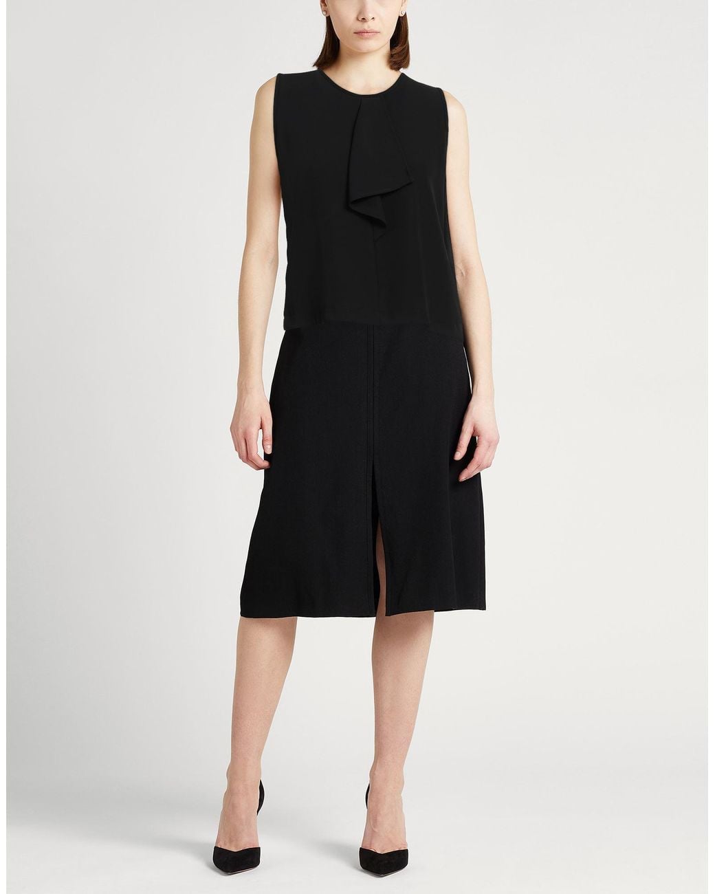 Sandro Ferrone Black Top Polyester, Elastane