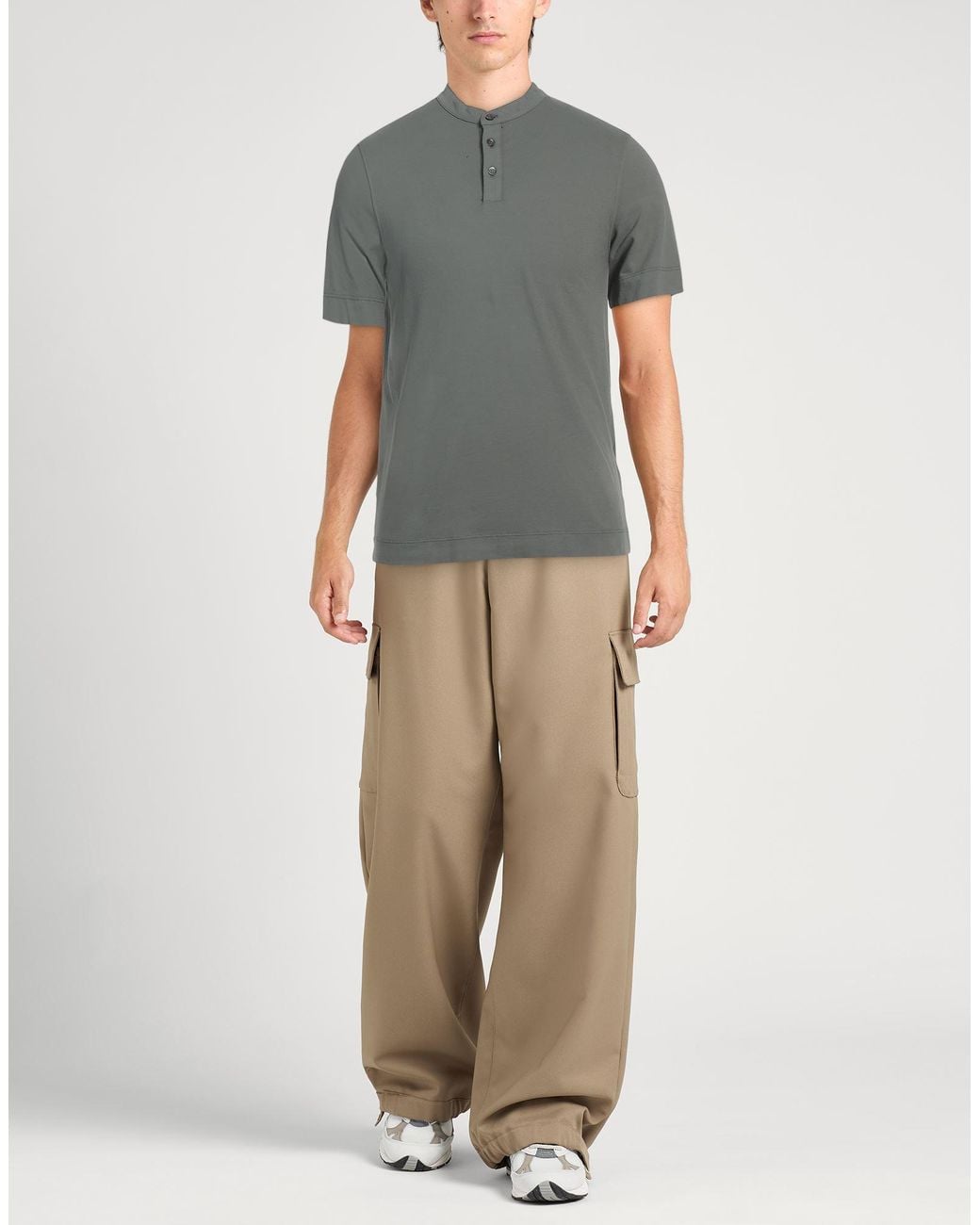 Alpha Studio Gray T-shirt for men