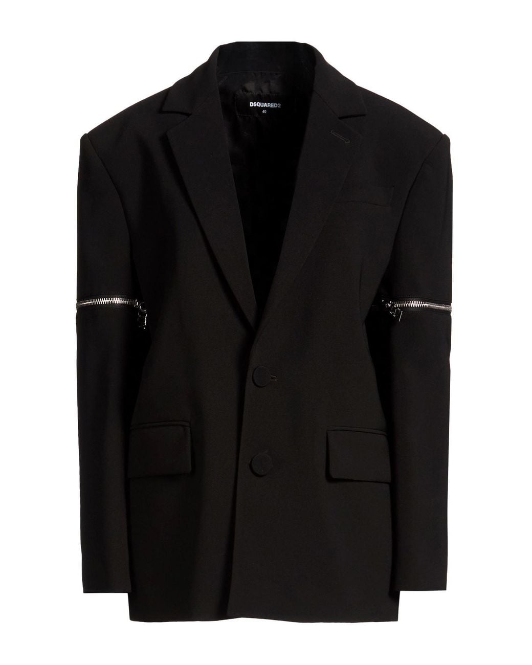 DSquared² Black Blazer Polyester