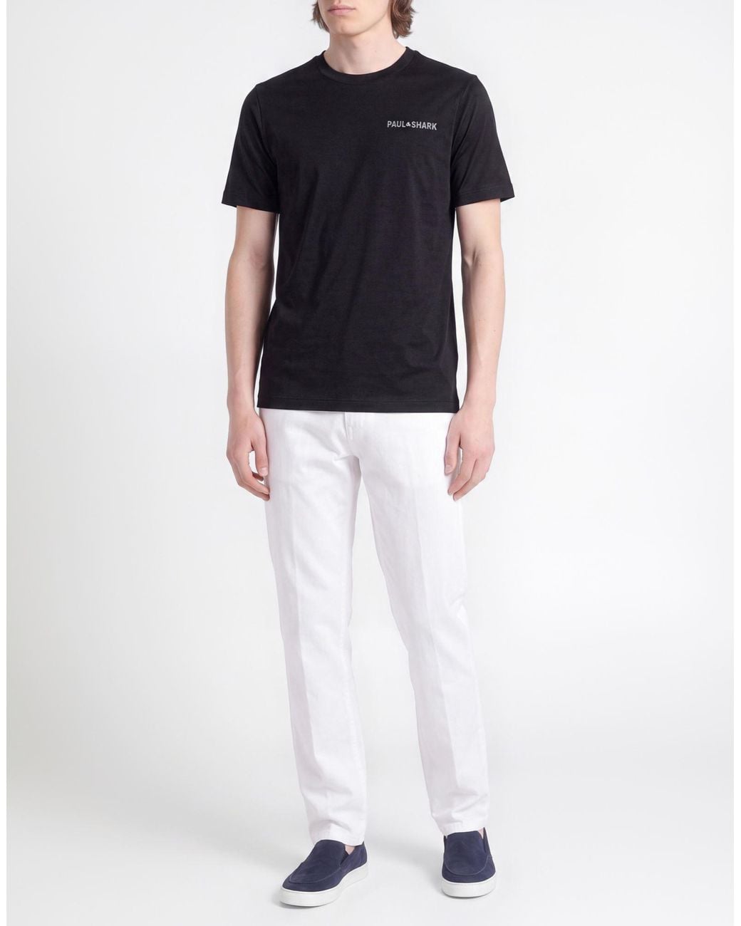 Paul & Shark Black T-Shirt Cotton for men