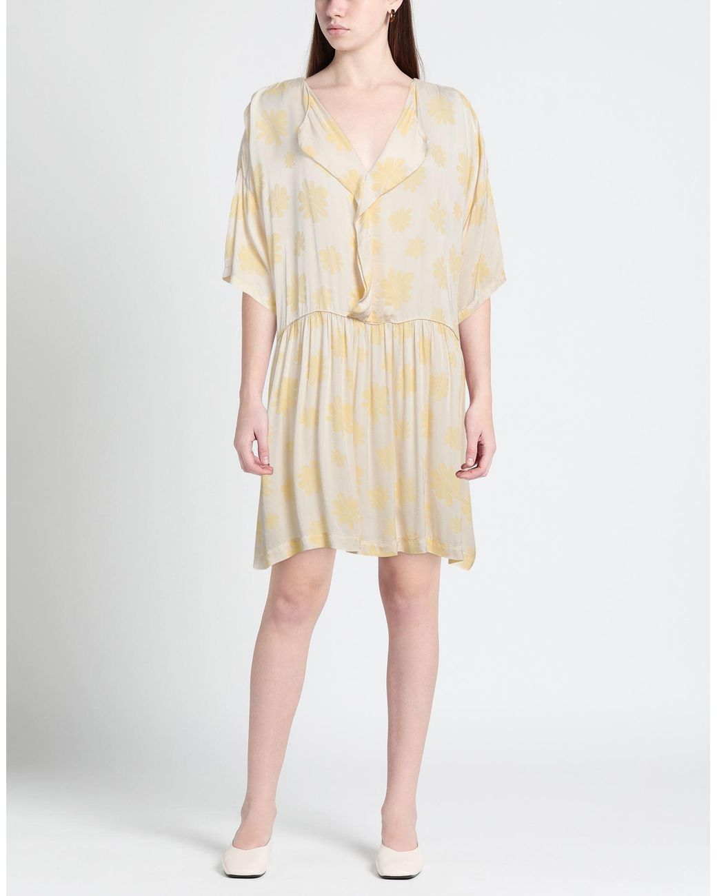 ALESSIA SANTI Natural Mini Dress