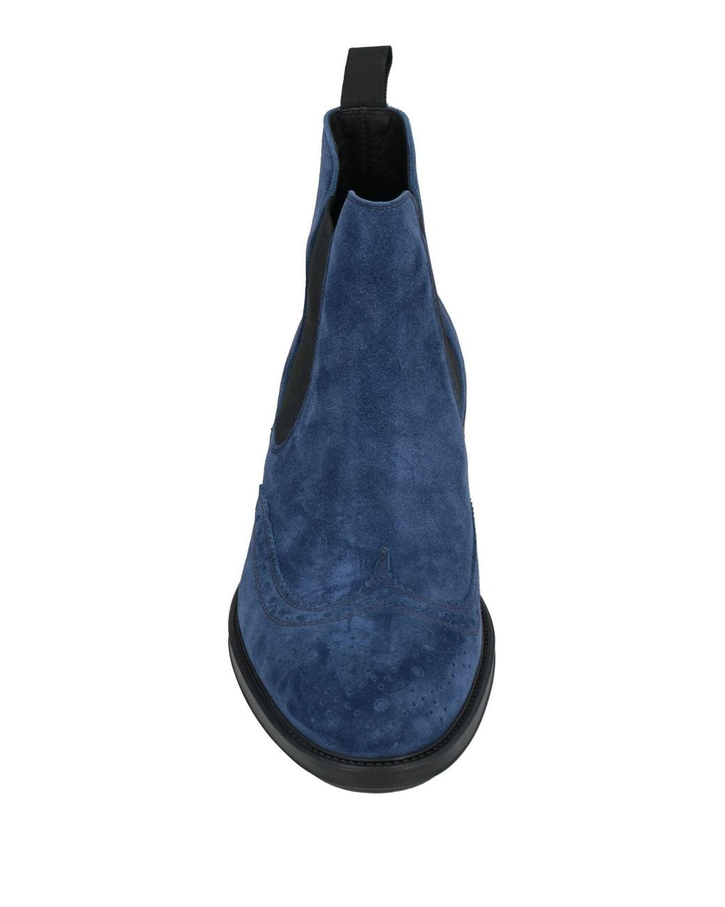 Doucal's Blue Ankle Boots Leather for men