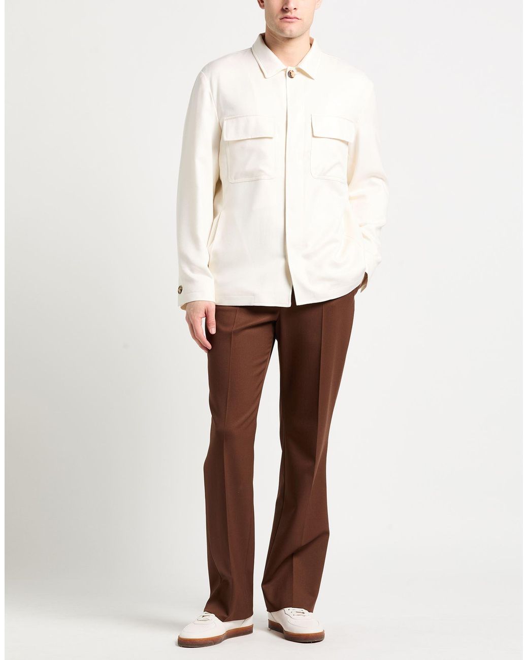 Lardini Natural Jacket Cashmere, Wool, Silk for men