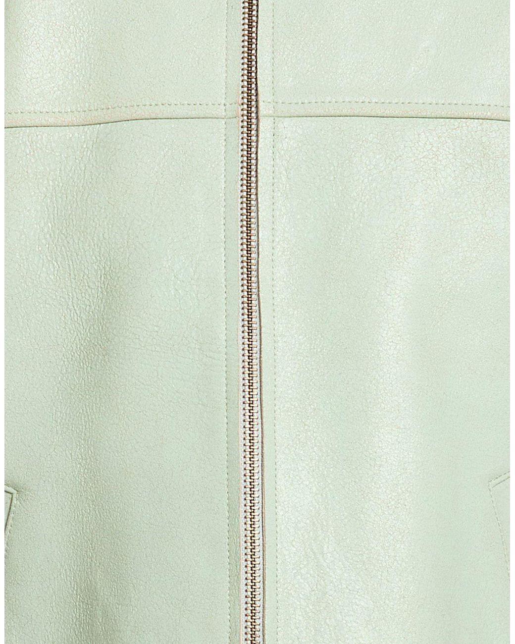 Guess Green Light Jacket Lambskin for men