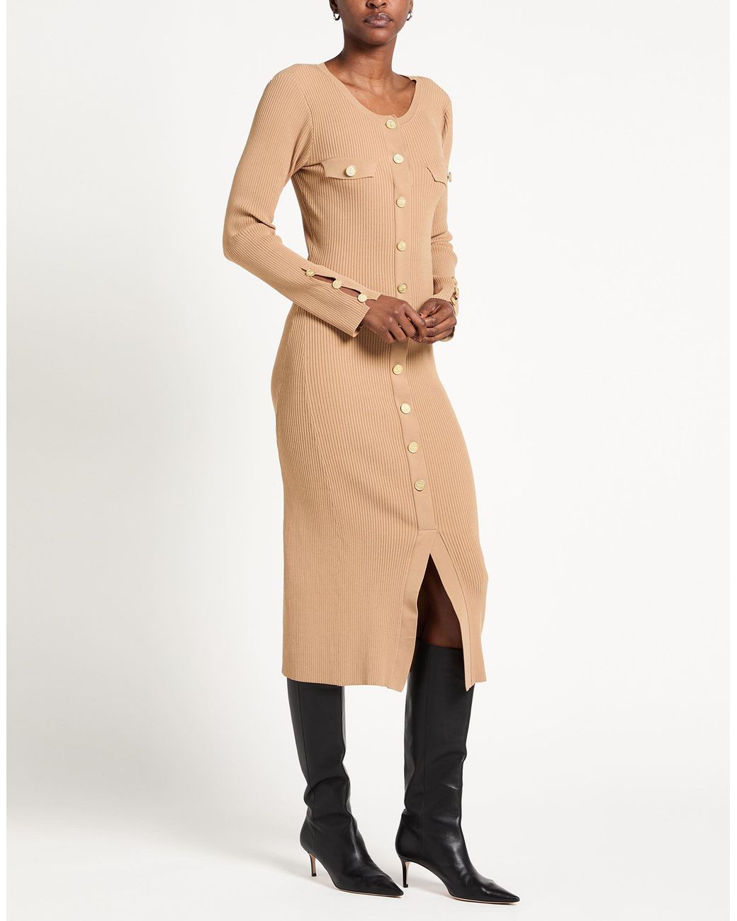 Karl Lagerfeld Natural Midi Dress