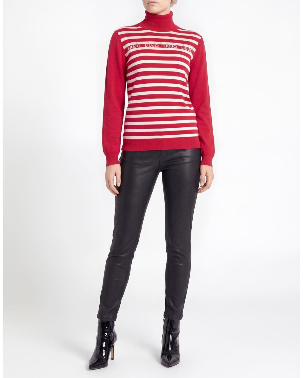 Liu Jo Red Turtlenecks