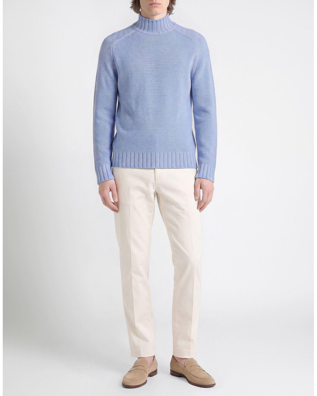 Cuello Alto Alpha Studio de hombre de color Blue