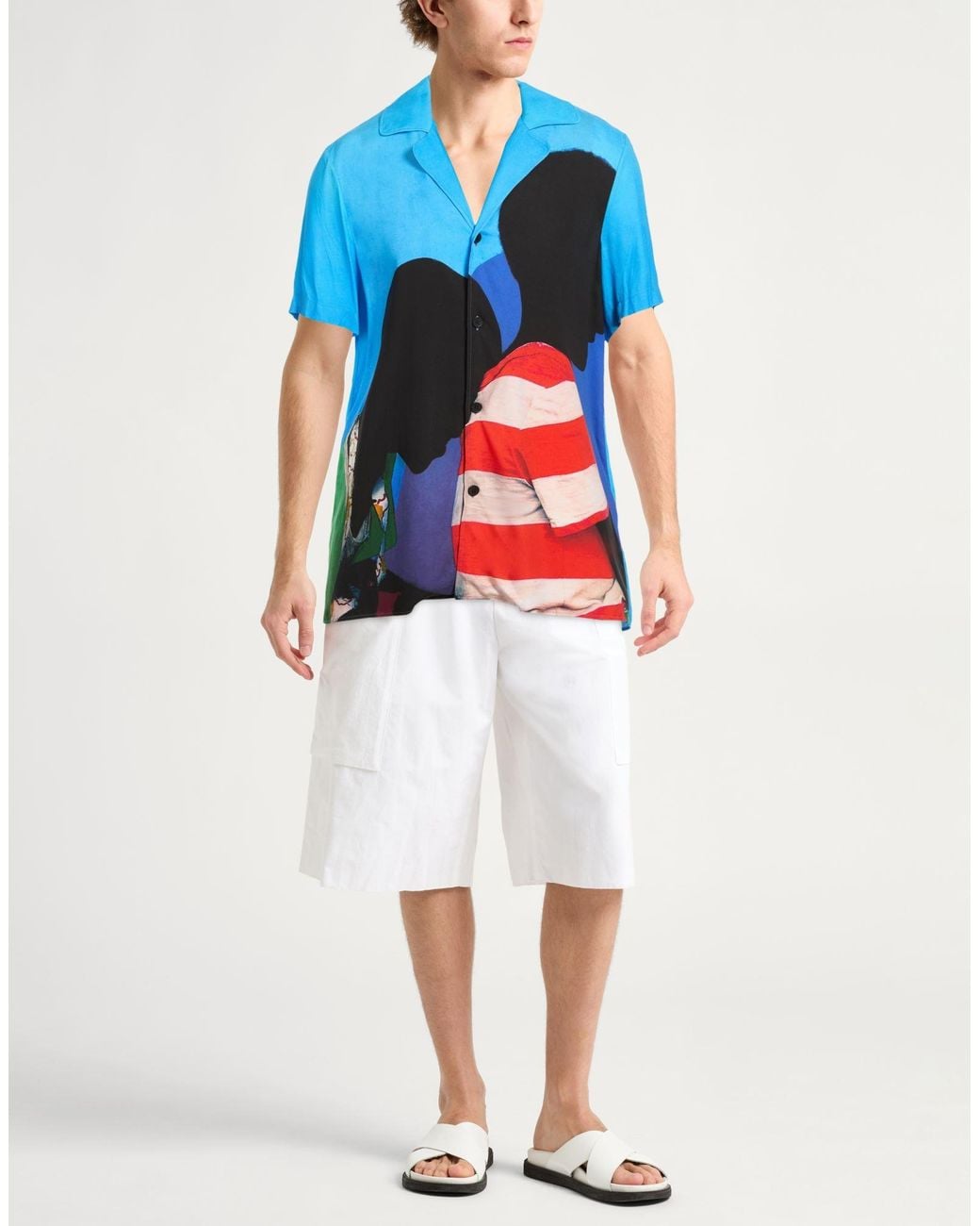 Balmain Blue Shirt for men