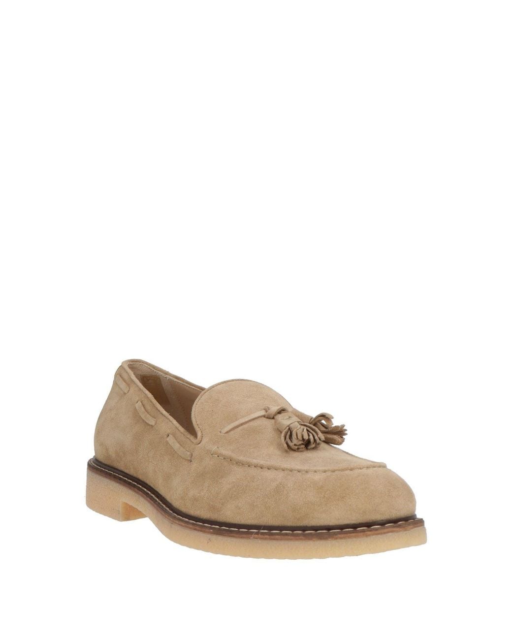 Eleventy Natural Loafers Leather for men