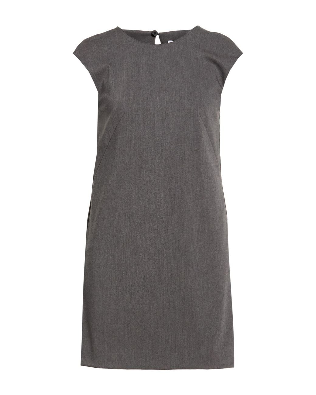 Alpha Studio Gray Charcoal Mini Dress Polyester, Viscose, Wool, Elastane