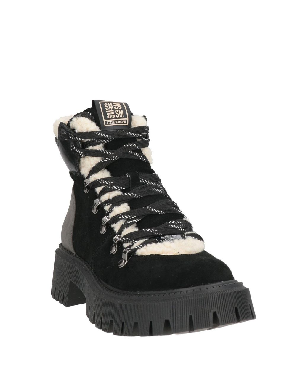 Steve Madden Black Ankle Boots