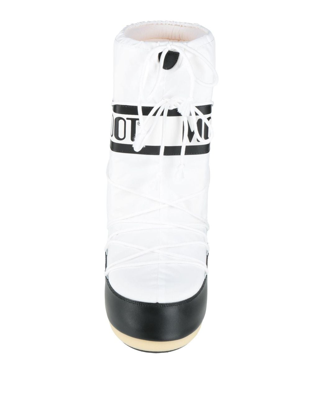 Moon Boot White Mb Icon Nylon Boot Polyamide, Pvc for men