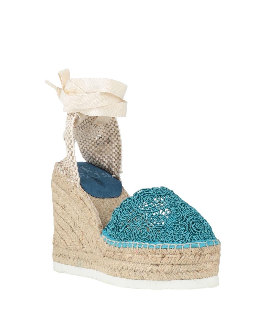 Fabi Blue Azure Espadrilles Textile Fibers