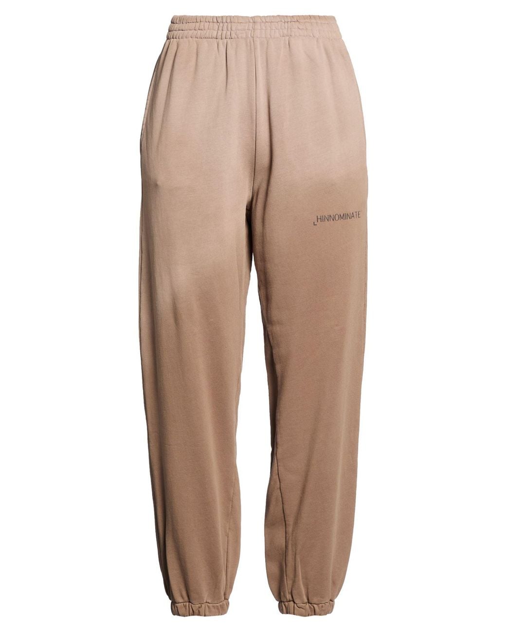 hinnominate Natural Taupe Pants Cotton