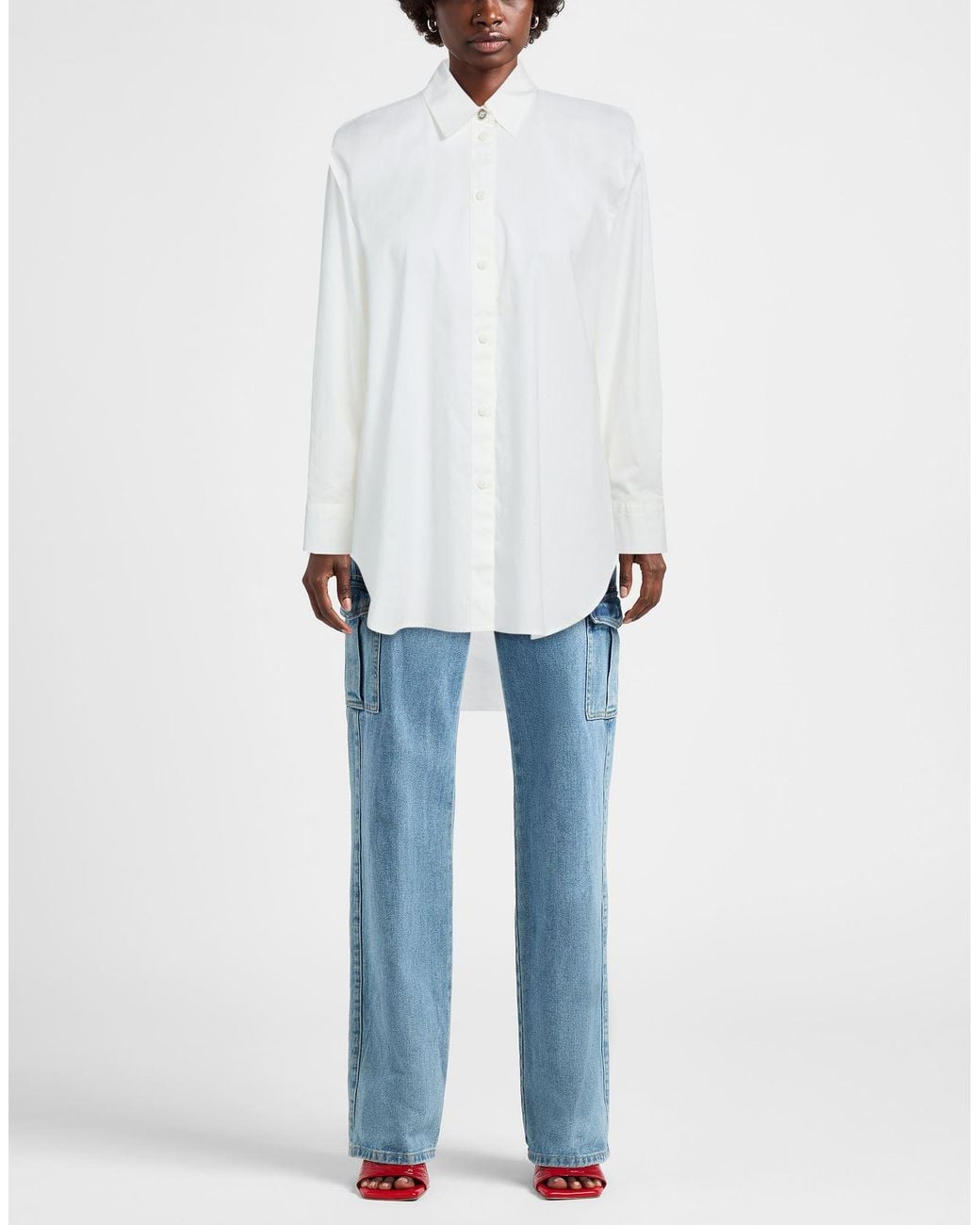 Rag & Bone White Shirt Cotton
