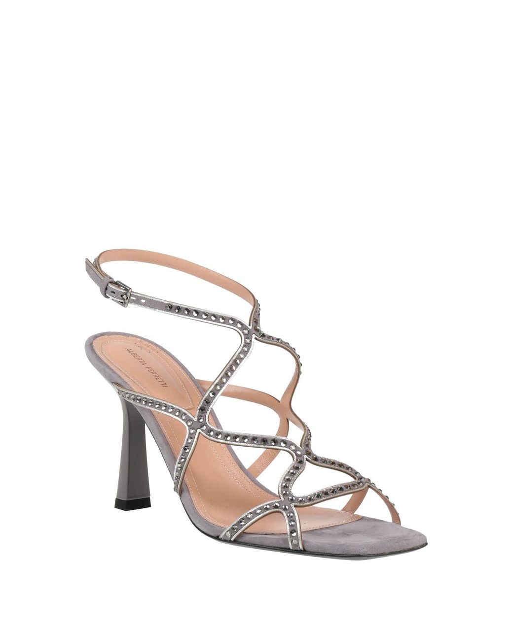Alberta Ferretti Metallic Sandals