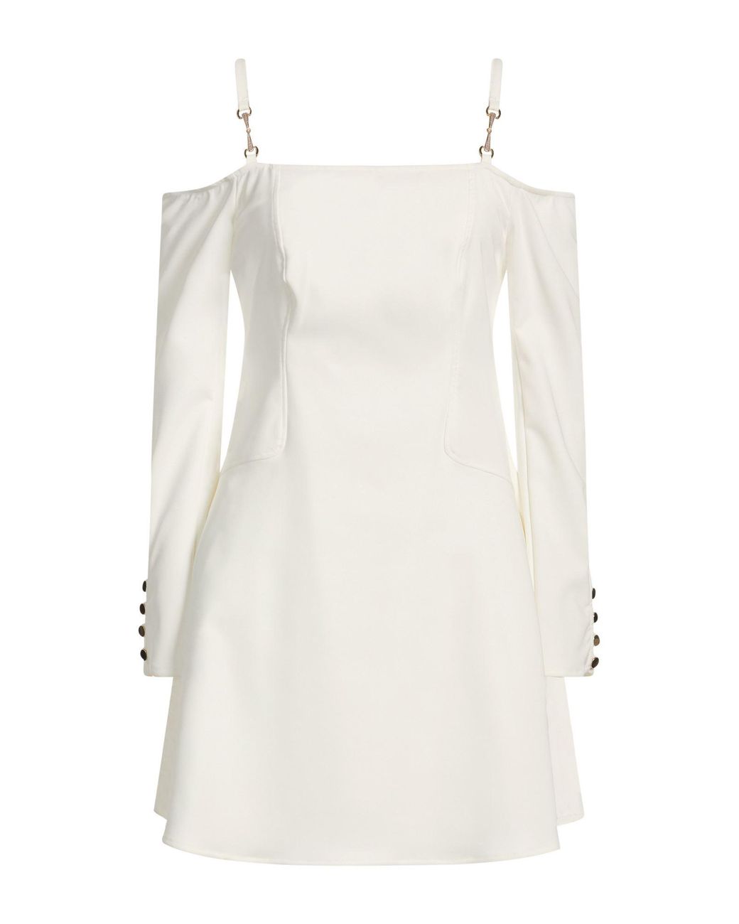 EUREKA by BABYLON White Mini Dress Polyamide, Elastane