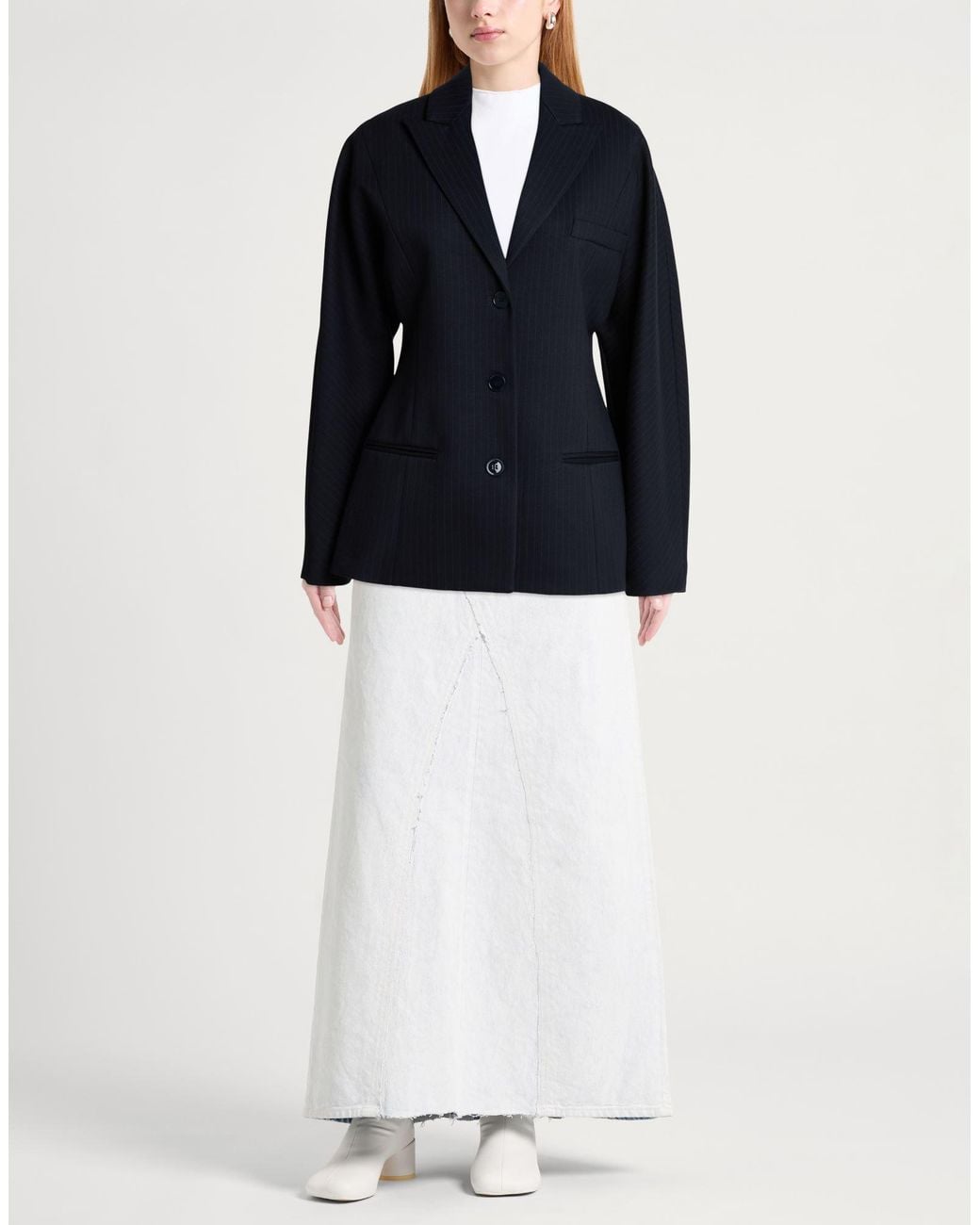 ViCOLO Blue Blazer Viscose, Polyester, Nylon, Elastane