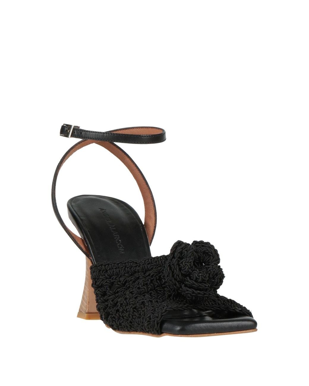 Angel Alarcon Black Sandals