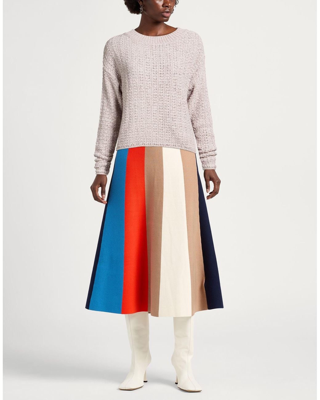 Pullover Alpha Studio en coloris Natural