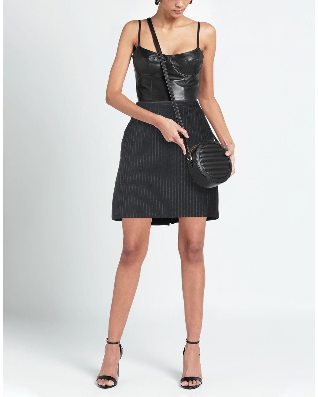 McQueen Blue Mini Skirt