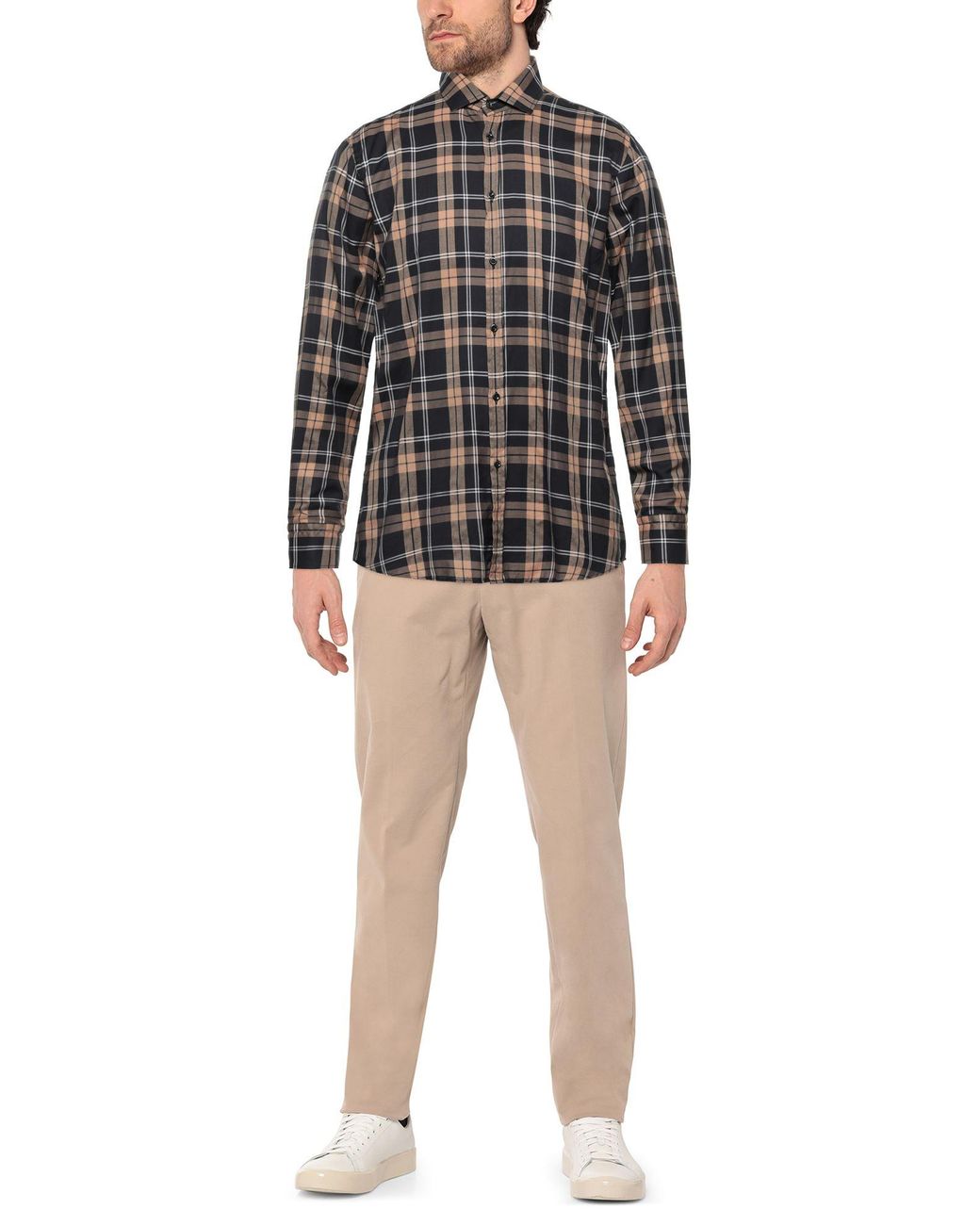 Aglini Gray Shirt for men