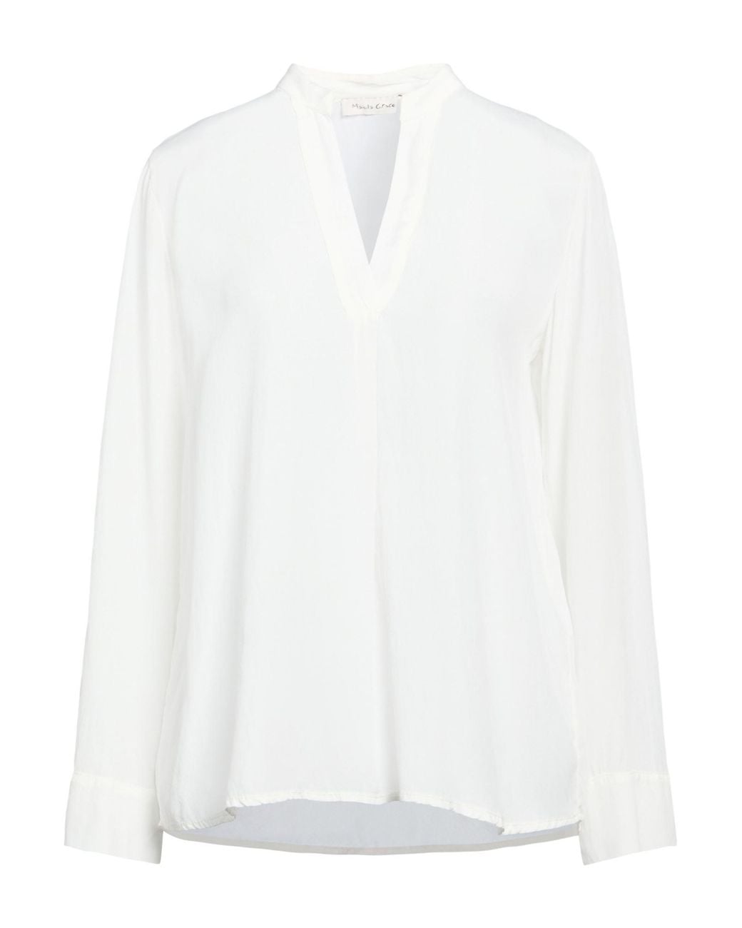 Manila Grace White Top Viscose, Silk