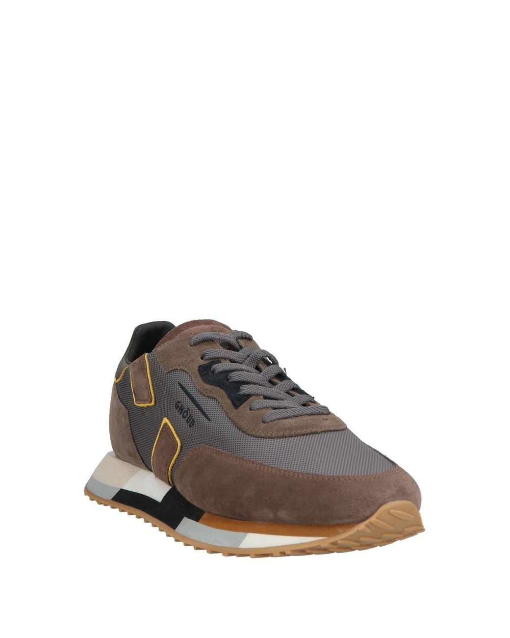 GHOUD VENICE Brown Rush Sneakers Leather, Textile Fibers for men